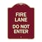 Signmission Fire Lane Do Not Enter Heavy-Gauge Aluminum Architectural Sign, 24" x 18", BU-1824-23986 A-DES-BU-1824-23986 - alternate 1